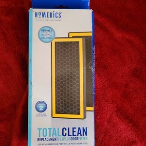 HOMEDICS Total Clean Replacement Pet Plus Odor Filter  AT-PET01 & 02